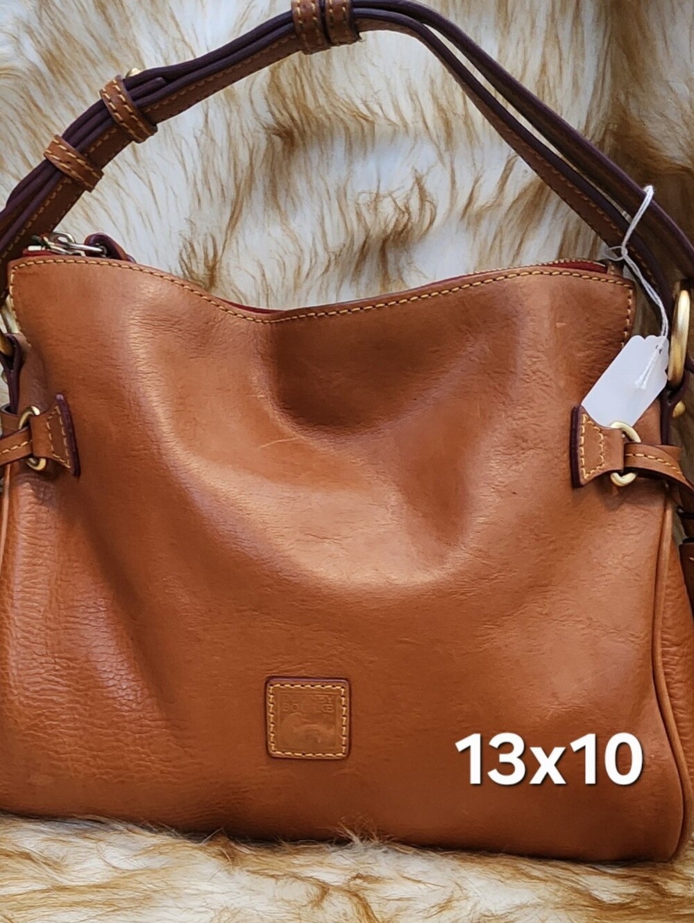 Dooney & Bourke Tan Leather Shoulder Hobo